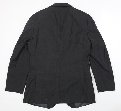 Mens UK Size 38 Marks and Spencer Regular Grey Suit Jacket