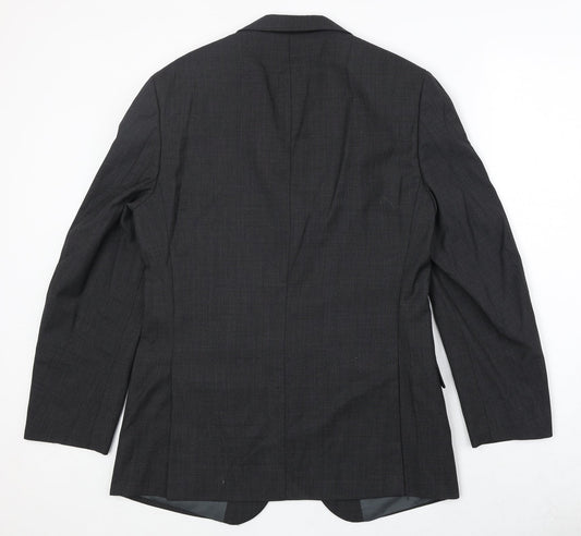 Mens UK Size 38 Marks and Spencer Regular Grey Suit Jacket