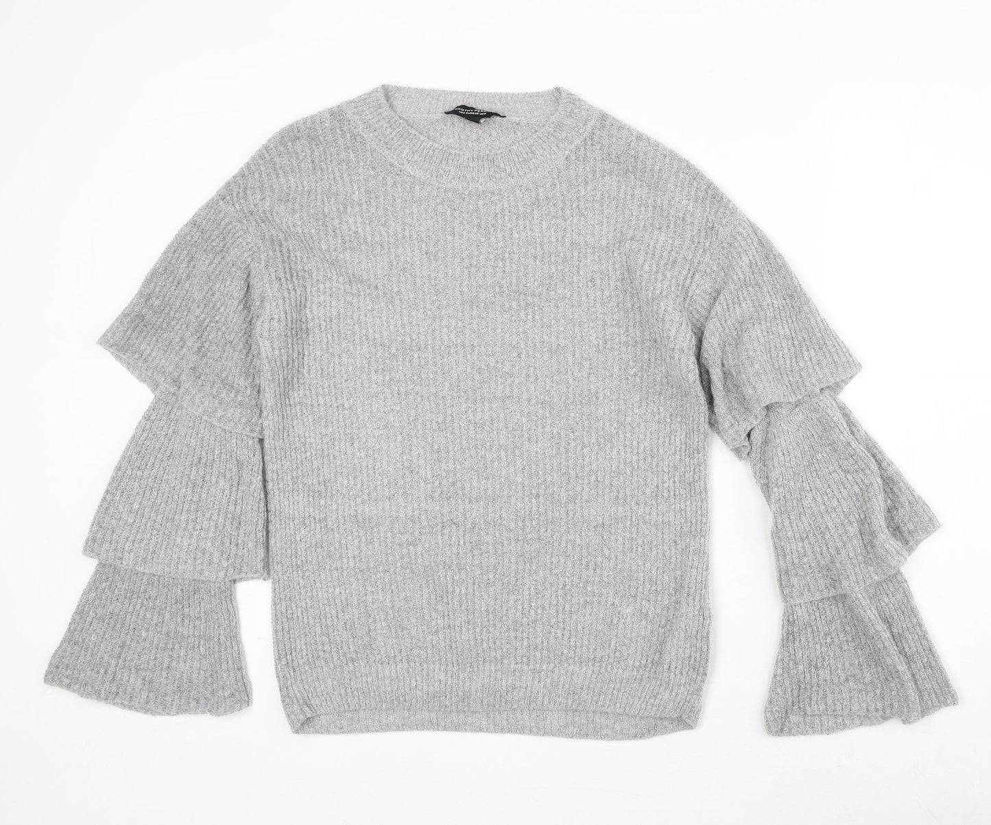 Womens UK Size 10 Dorothy Perkins Grey Pullover Jumper