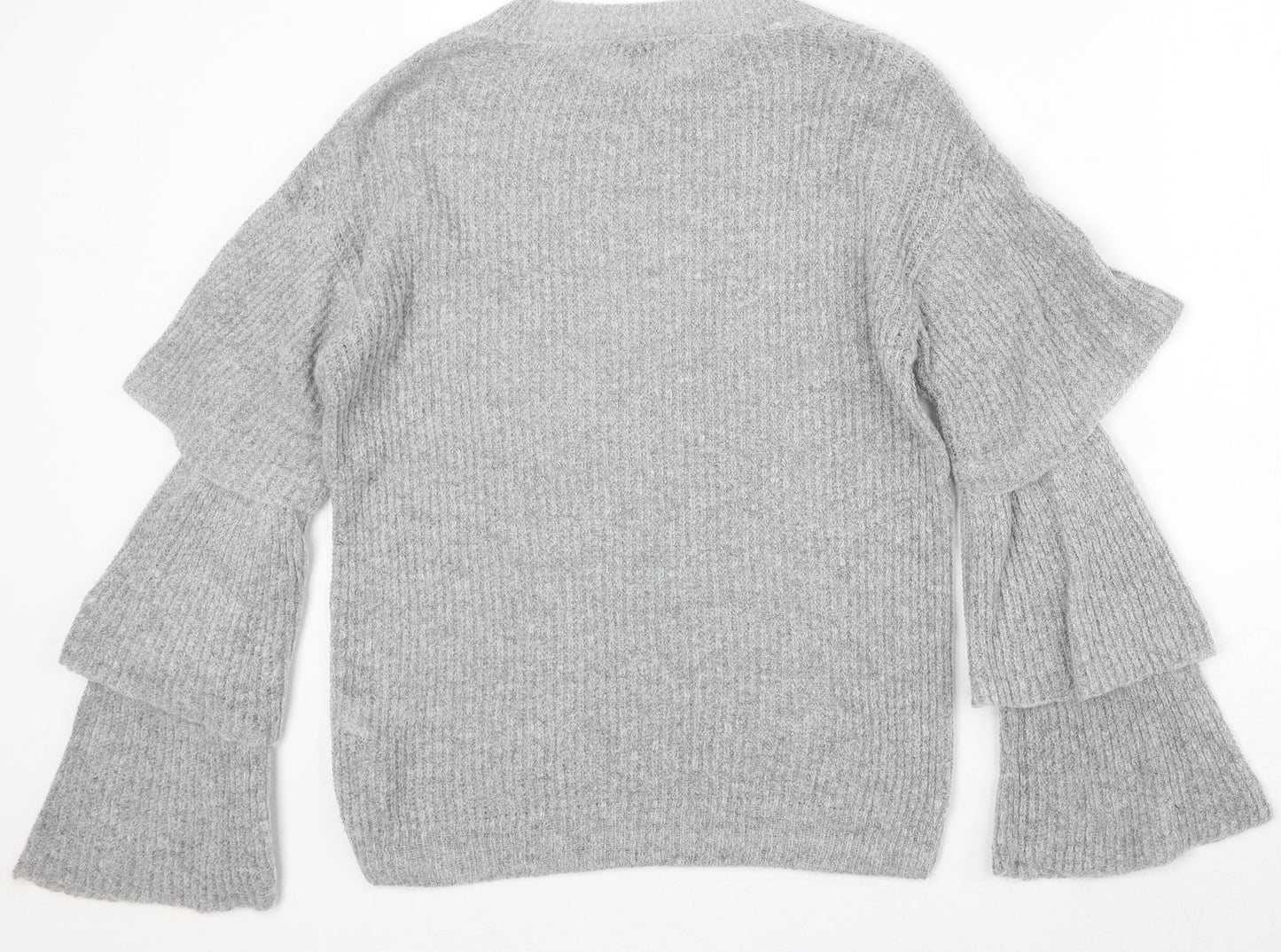 Womens UK Size 10 Dorothy Perkins Grey Pullover Jumper