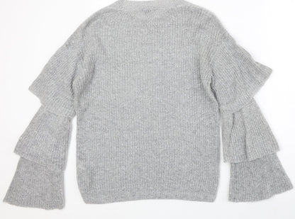 Womens UK Size 10 Dorothy Perkins Grey Pullover Jumper