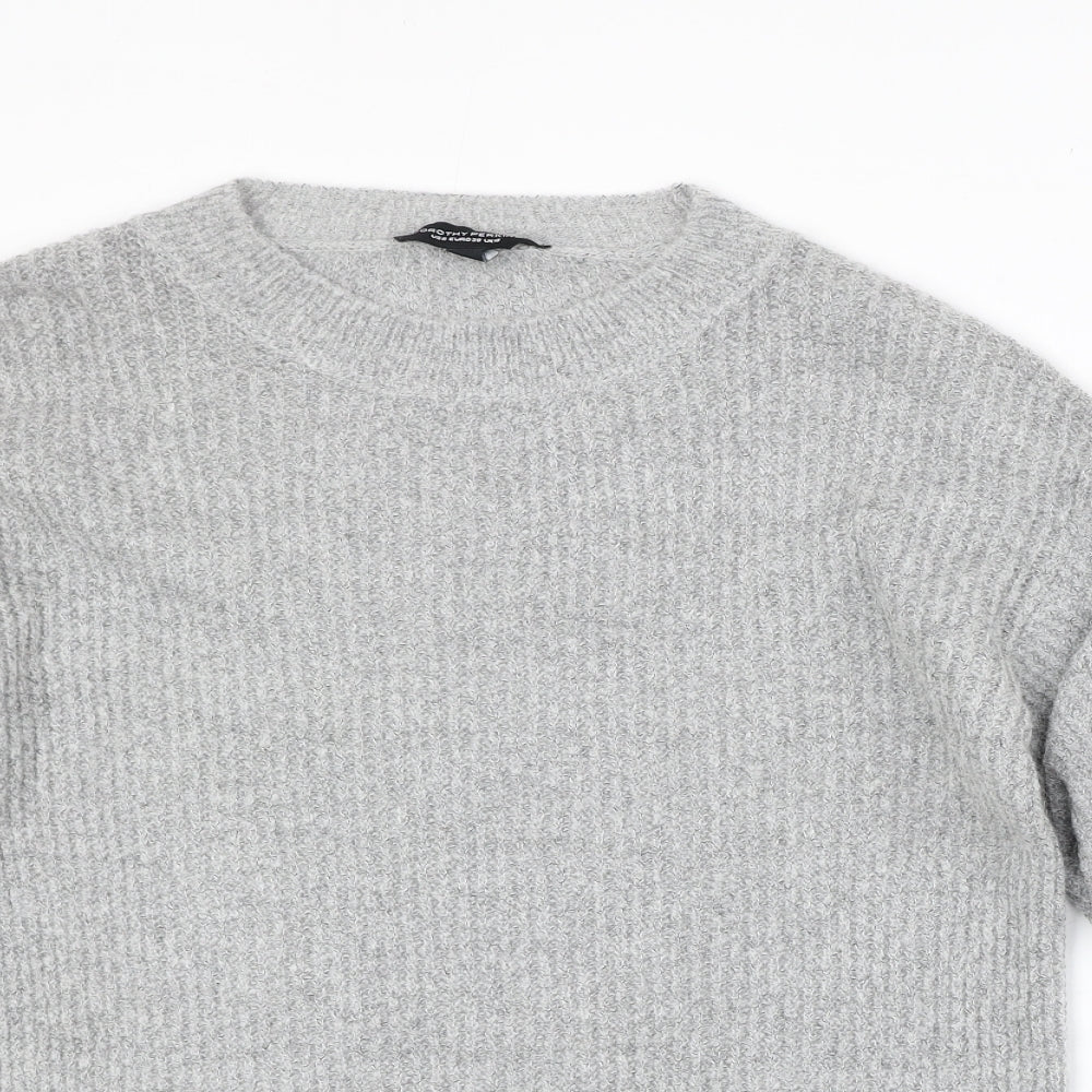 Womens UK Size 10 Dorothy Perkins Grey Pullover Jumper