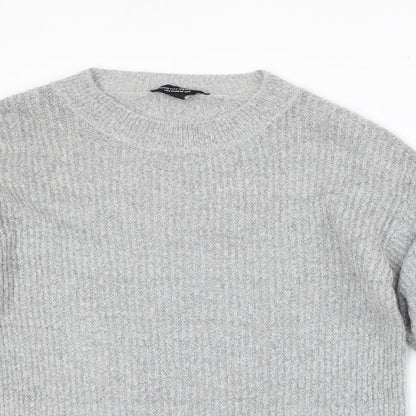 Womens UK Size 10 Dorothy Perkins Grey Pullover Jumper