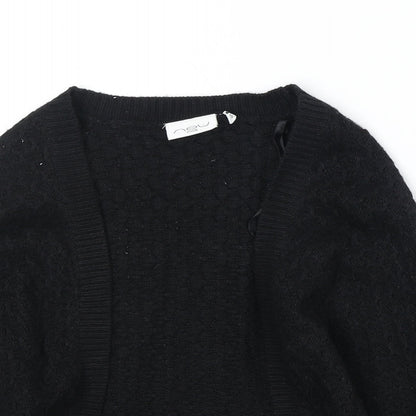Womens UK Size 10 New Look Black Cardigan Jumper