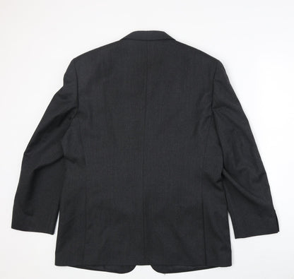 Mens UK Size 42 Greenwood Regular Grey Suit Jacket