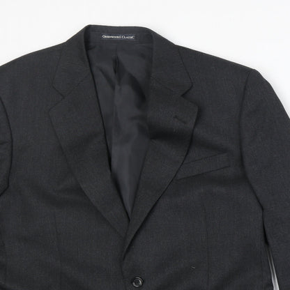 Mens UK Size 42 Greenwood Regular Grey Suit Jacket