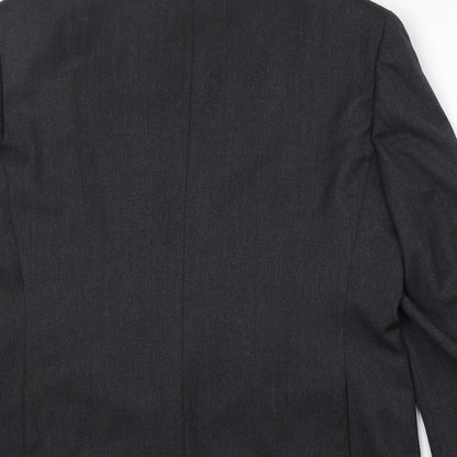 Mens UK Size 42 Greenwood Regular Grey Suit Jacket