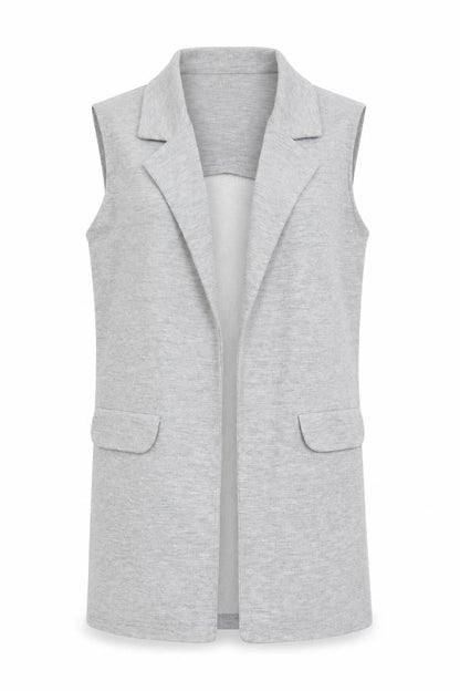 New Look Girls Grey Gilet Jacket Size 12-13 Years Pullover