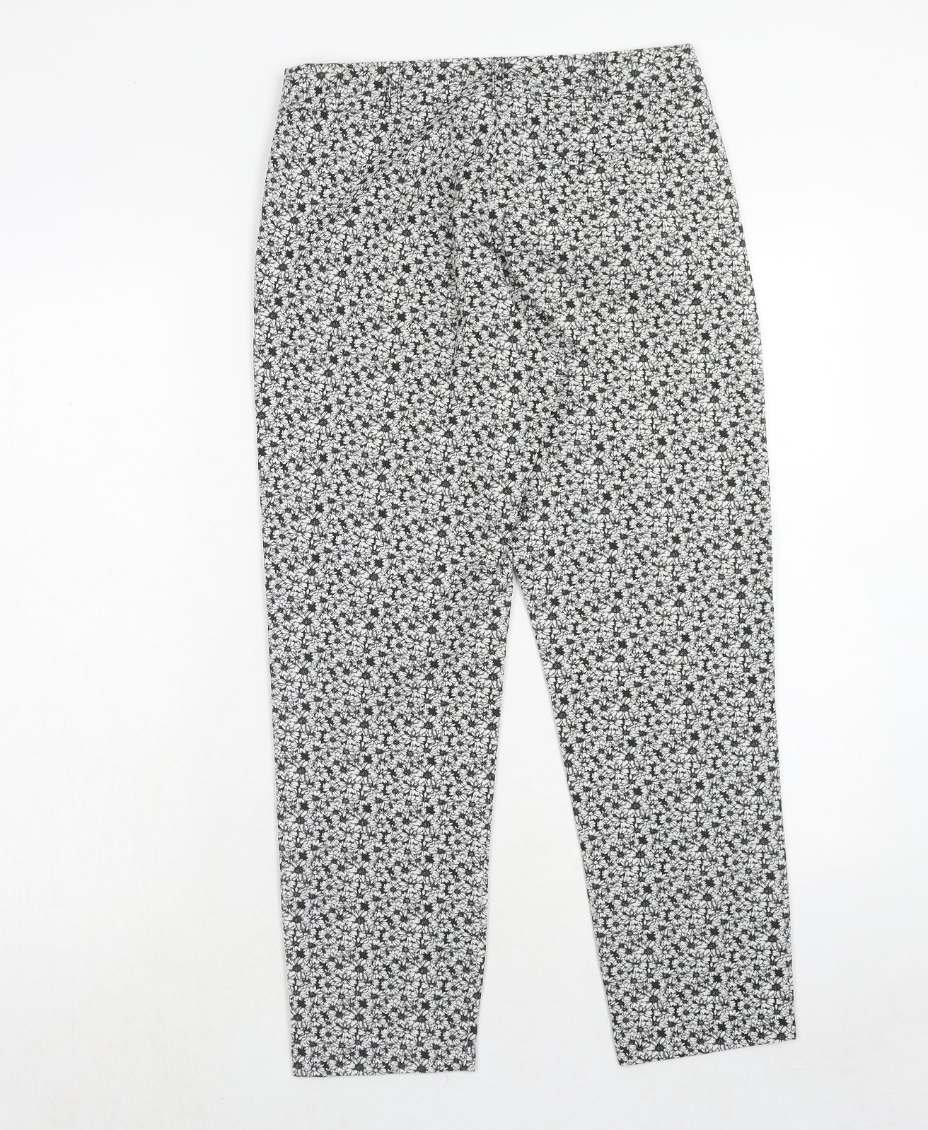 Womens UK Size 8 Miss Selfridge Regular Fit  Black Trousers