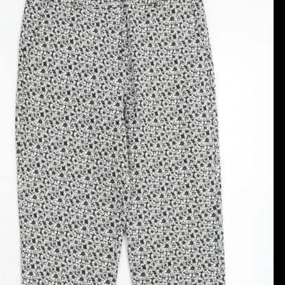 Womens UK Size 8 Miss Selfridge Regular Fit  Black Trousers