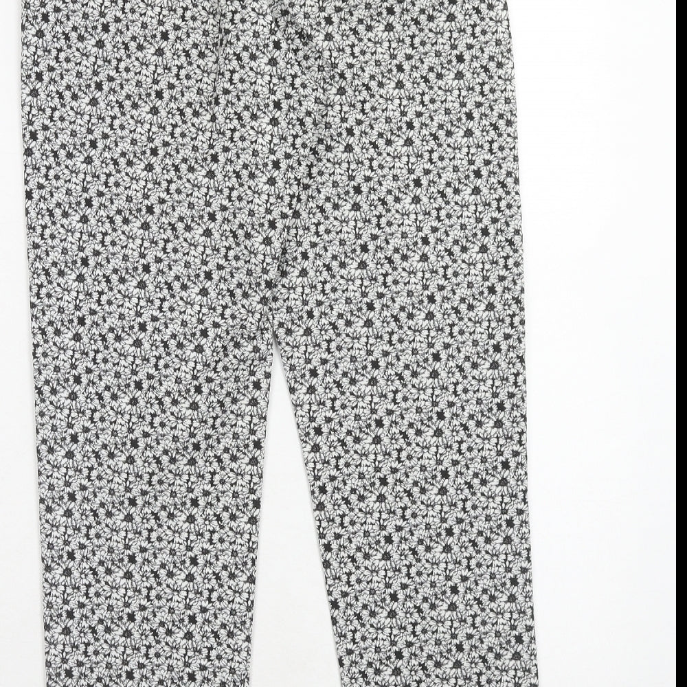 Womens UK Size 8 Miss Selfridge Regular Fit  Black Trousers