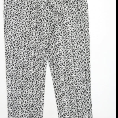 Womens UK Size 8 Miss Selfridge Regular Fit  Black Trousers
