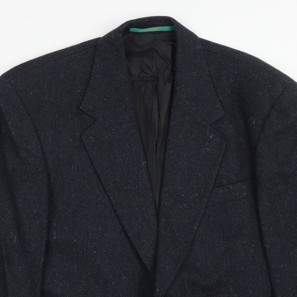Mens UK Size 40 C&A Regular Blue Suit Jacket