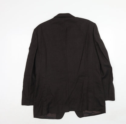 Mens UK Size 40 Marks and Spencer Regular Brown Suit Jacket