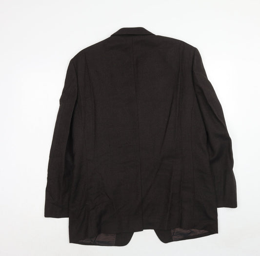 Mens UK Size 40 Marks and Spencer Regular Brown Suit Jacket