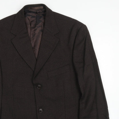 Mens UK Size 40 Marks and Spencer Regular Brown Suit Jacket