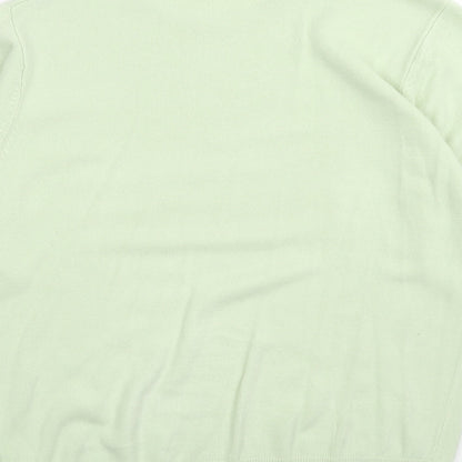 Damart Womens Green Round Neck Acrylic Pullover Jumper Size 16 - Size 16-18