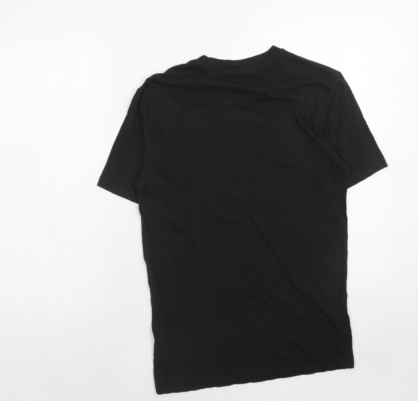 Womens UK Size XS H&M Black Basic T-Shirt