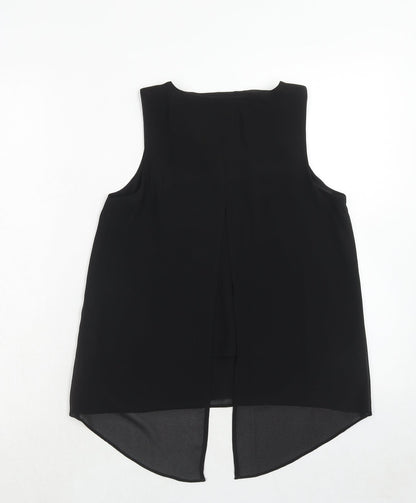 Womens UK Size 8 New Look Black Basic Blouse