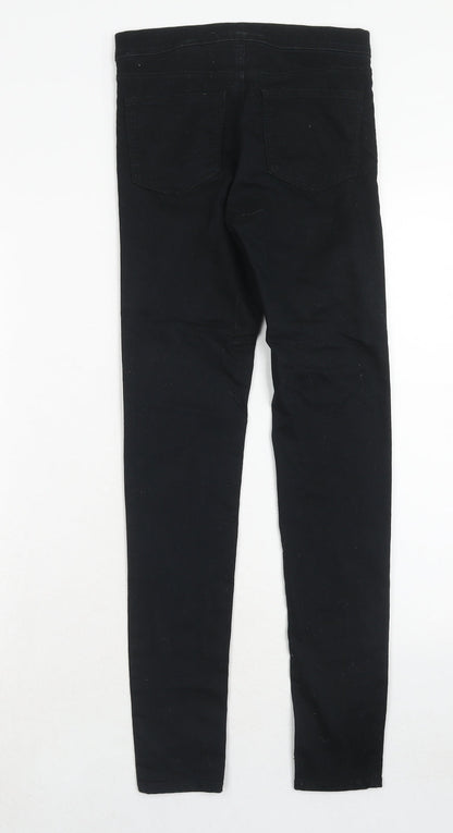 Womens UK Size 4 H&M Regular Fit Jegging Black Jeans