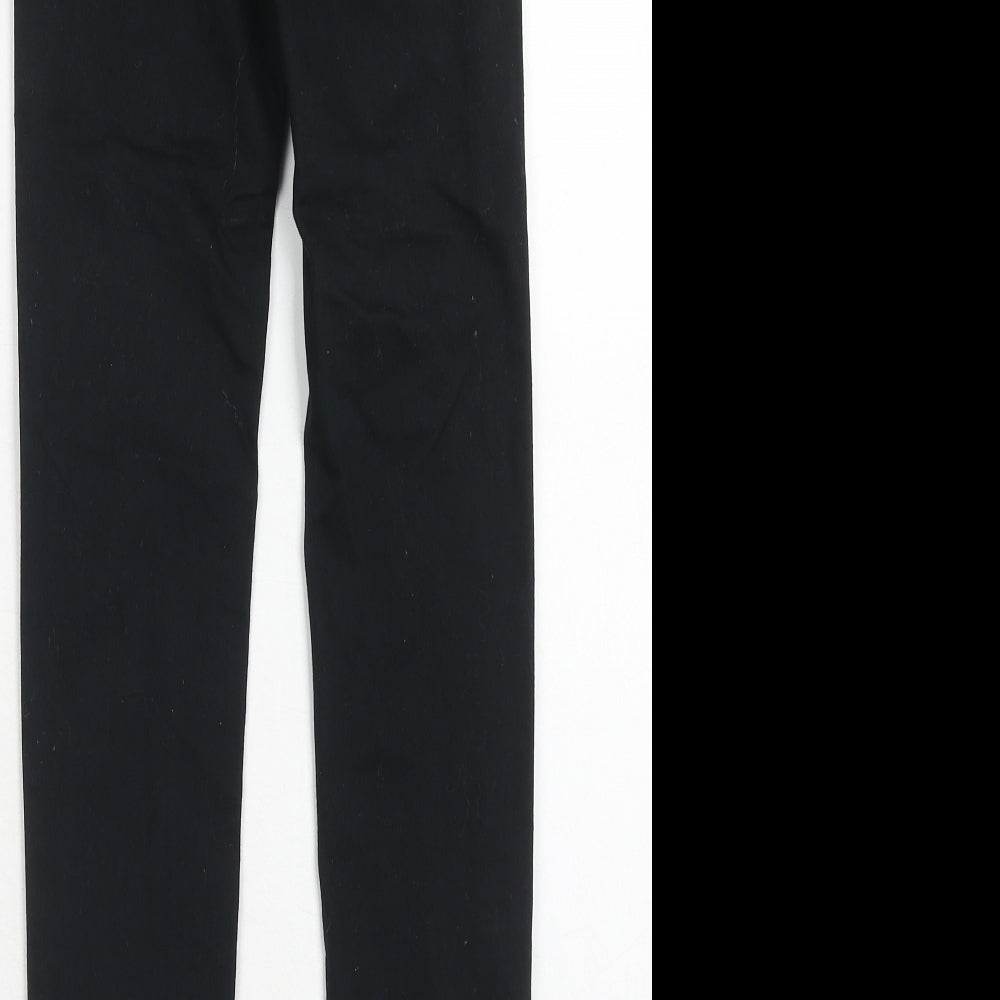 Womens UK Size 4 H&M Regular Fit Jegging Black Jeans