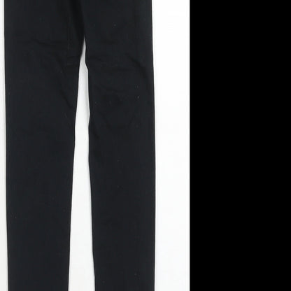 Womens UK Size 4 H&M Regular Fit Jegging Black Jeans