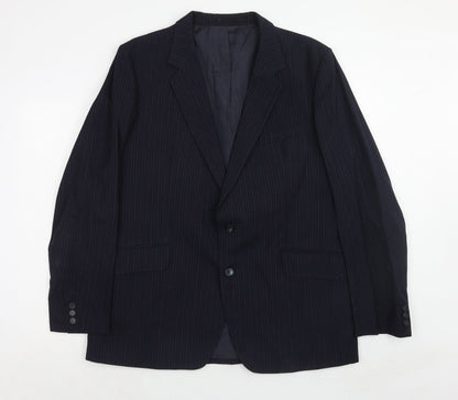 Mens UK Size 44 Varteks Regular Blue Suit Jacket