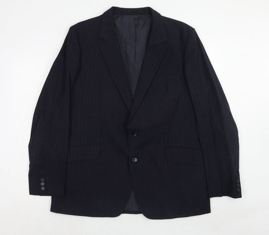Mens UK Size 44 Varteks Regular Blue Suit Jacket