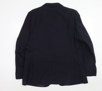 Mens UK Size 44 Varteks Regular Blue Suit Jacket