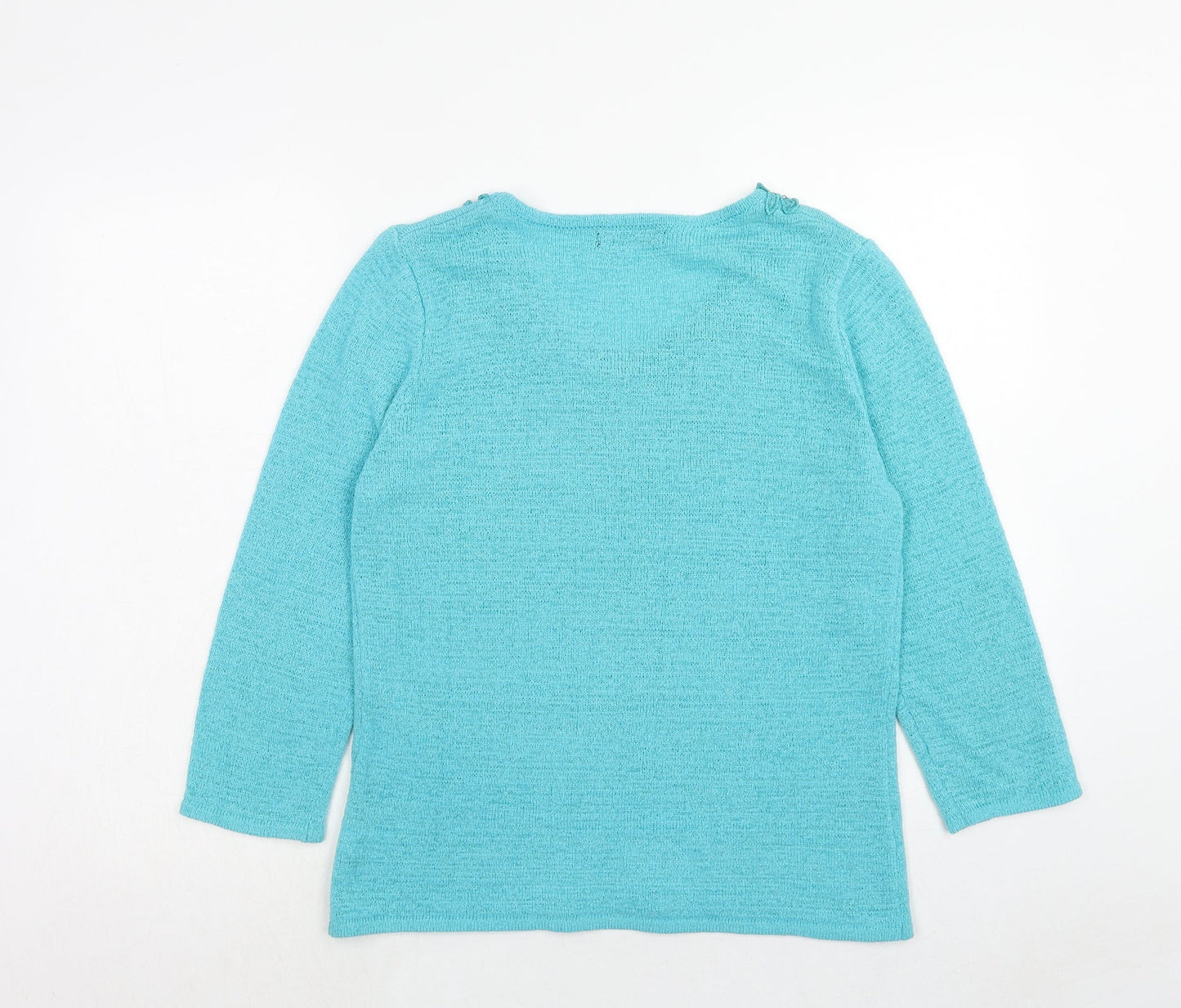 Womens UK Size S Bonmarché Blue Pullover Jumper