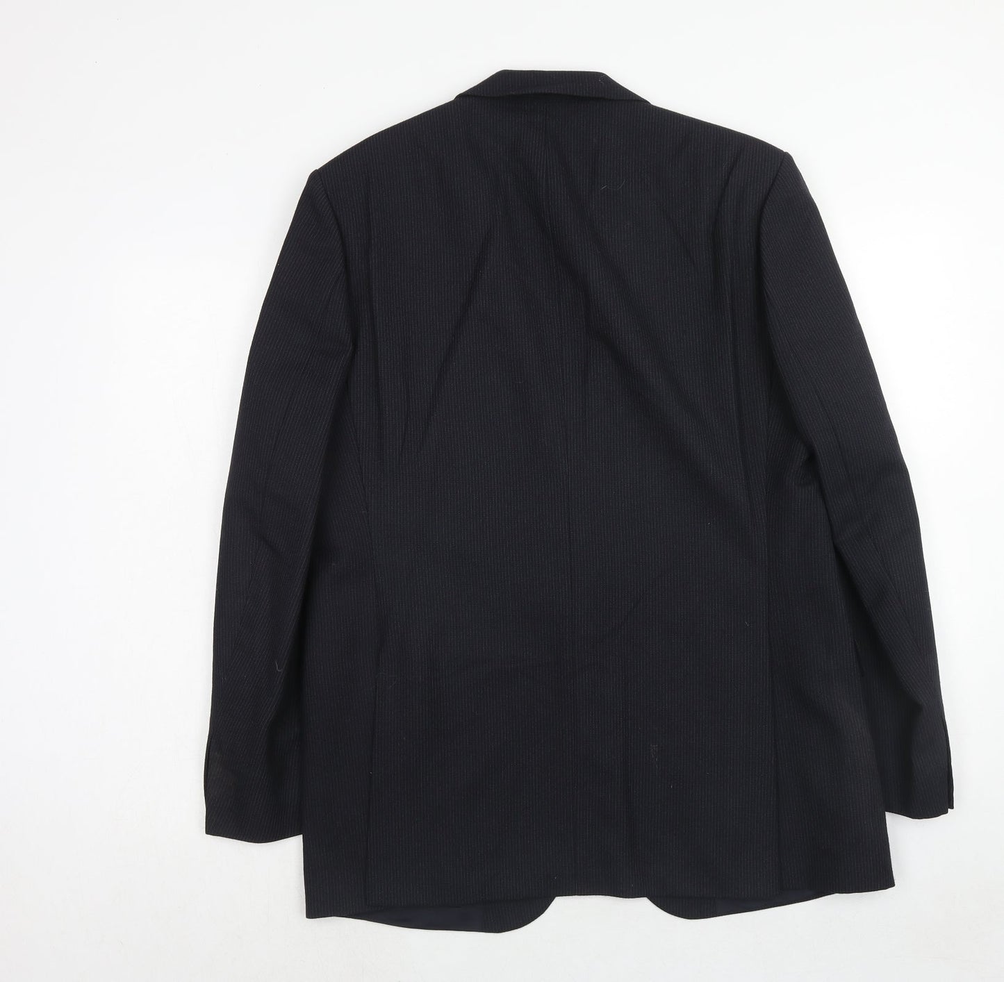 Mens UK Size 42 St Michael Regular Black Suit Jacket