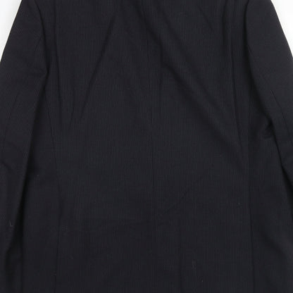 Mens UK Size 42 St Michael Regular Black Suit Jacket