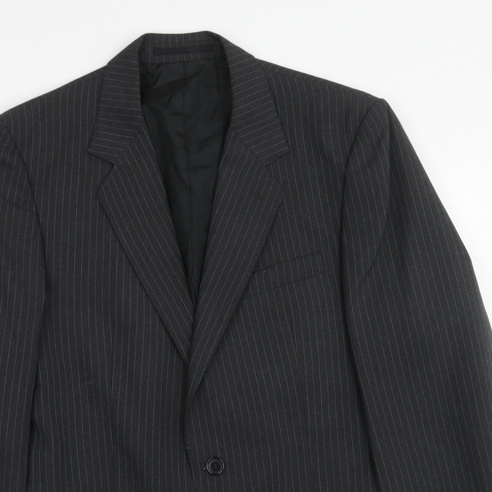 Mens UK Size 38 Varteks Regular Grey Suit Jacket