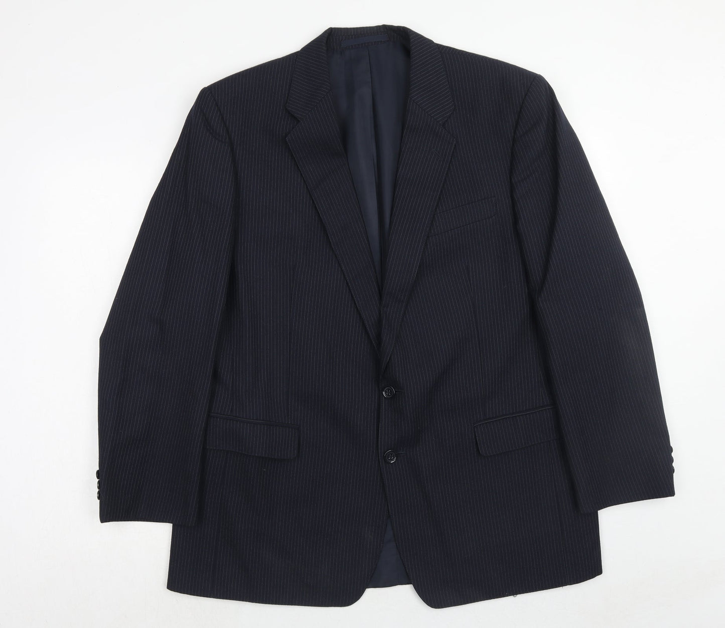 Mens UK Size 44 Hodges Regular Blue Suit Jacket
