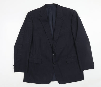 Mens UK Size 44 Hodges Regular Blue Suit Jacket