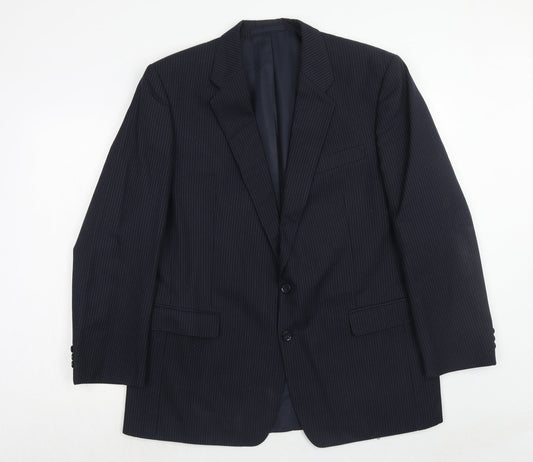 Mens UK Size 44 Hodges Regular Blue Suit Jacket