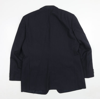 Mens UK Size 44 Hodges Regular Blue Suit Jacket