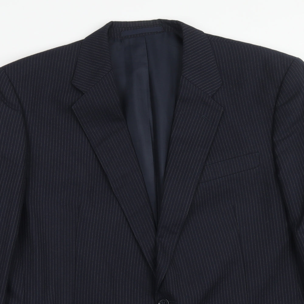 Mens UK Size 44 Hodges Regular Blue Suit Jacket