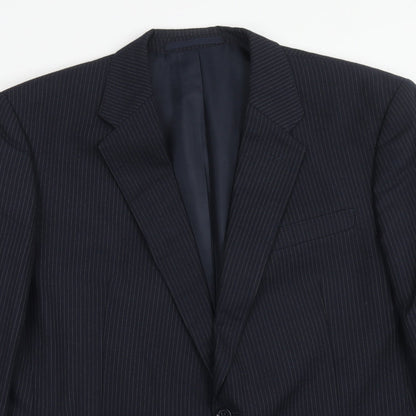 Mens UK Size 44 Hodges Regular Blue Suit Jacket