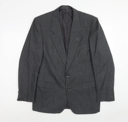Mens UK Size 38 Burton Regular Grey Suit Jacket