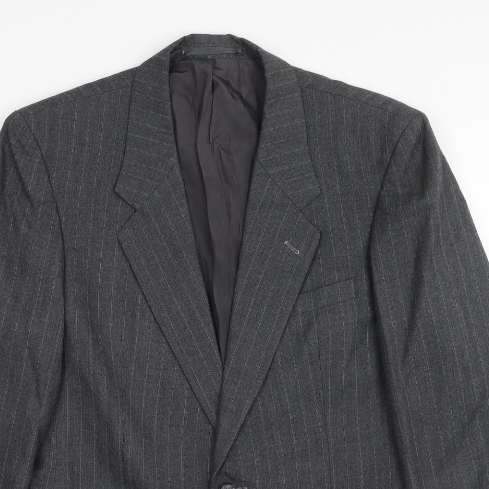 Mens UK Size 38 Burton Regular Grey Suit Jacket