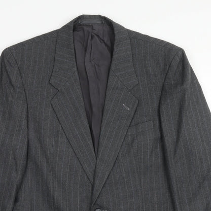 Mens UK Size 38 Burton Regular Grey Suit Jacket