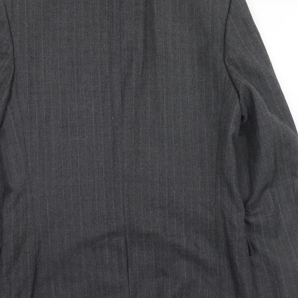 Mens UK Size 38 Burton Regular Grey Suit Jacket