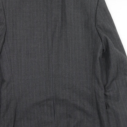 Mens UK Size 38 Burton Regular Grey Suit Jacket