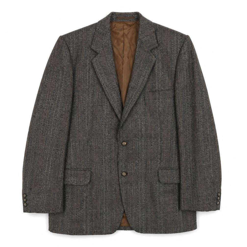 Mens UK Size 40 Preworn Regular Brown Suit Jacket