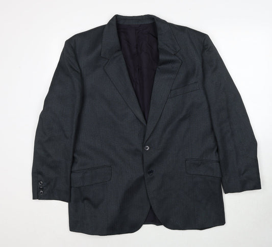 Mens UK Size 42 Preworn Regular Grey Suit Jacket