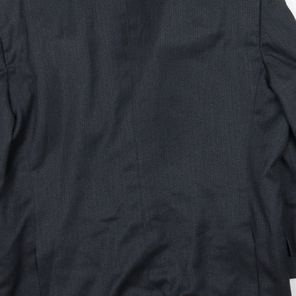 Mens UK Size 42 Preworn Regular Grey Suit Jacket