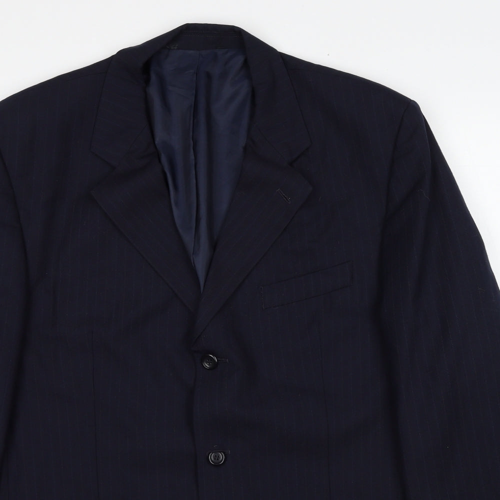 Mens UK Size 44 Sovrano Regular Blue Suit Jacket