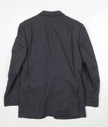 Mens UK Size 38 Hepworths Regular Grey Suit Jacket