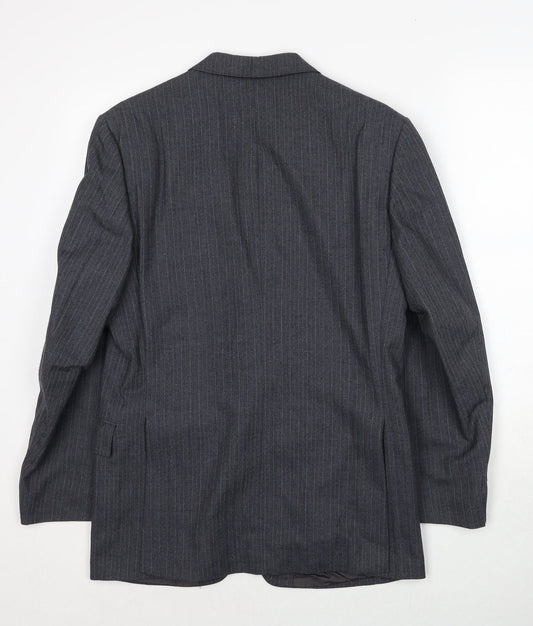 Mens UK Size 38 Hepworths Regular Grey Suit Jacket